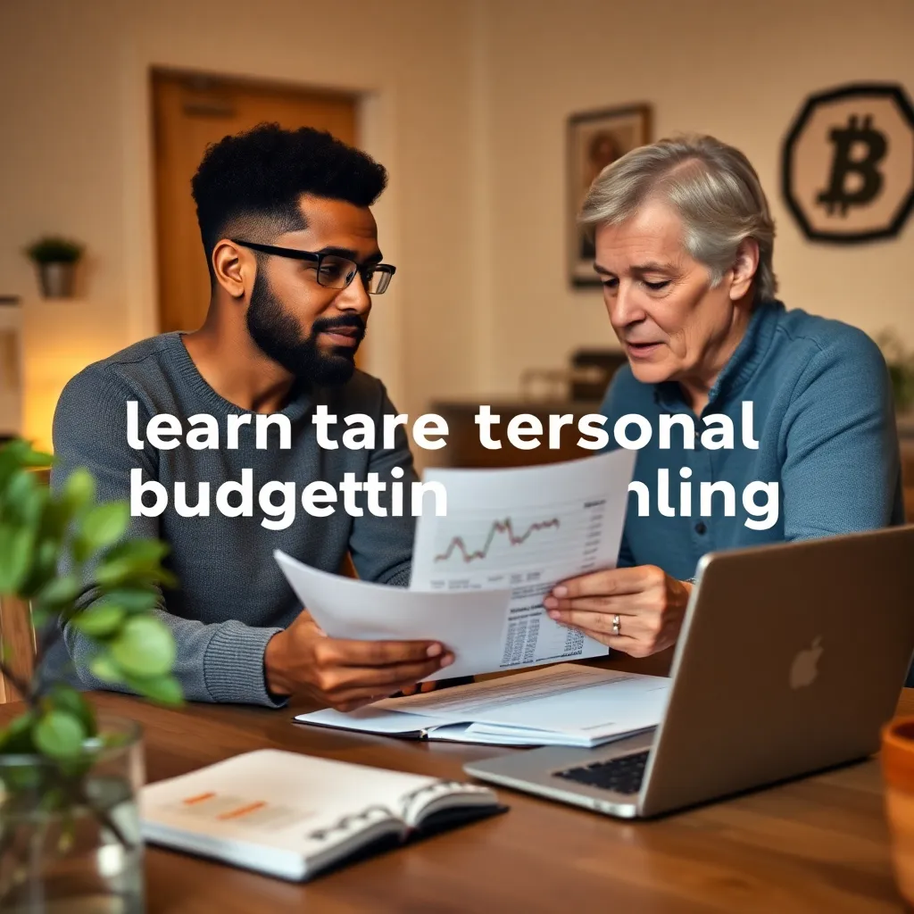 Stel dat samen hun maandelijkse financiën bespreekt