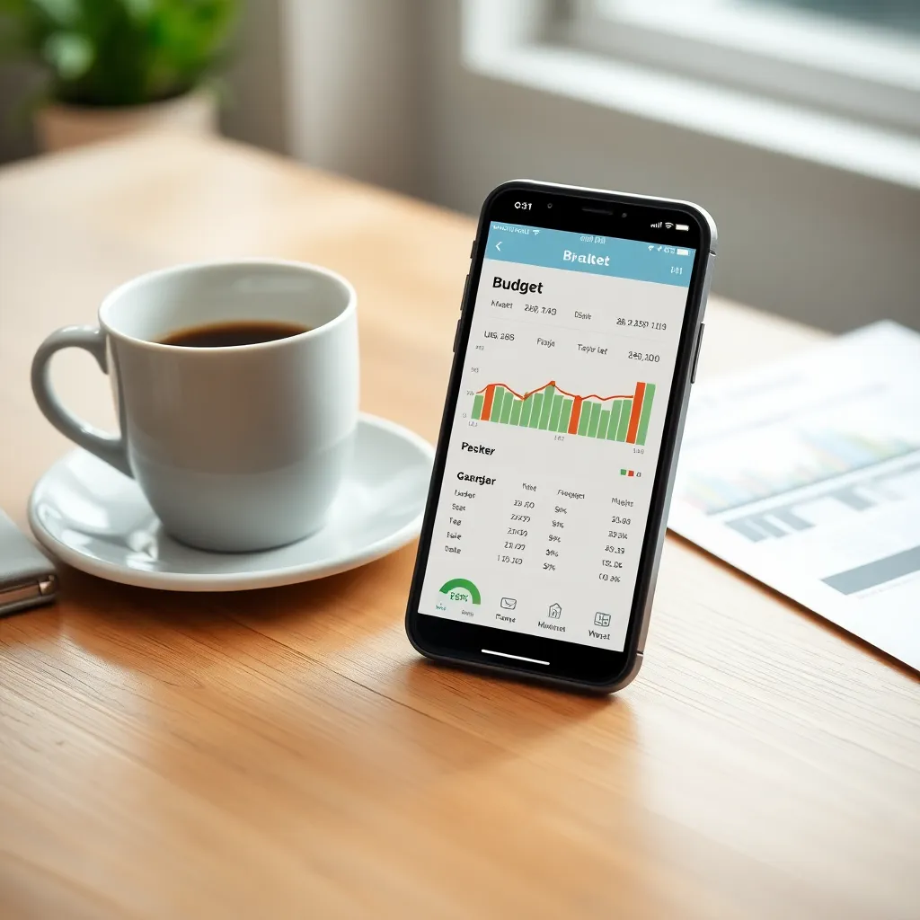 Persoon die financiële gegevens analyseert op laptop en tablet